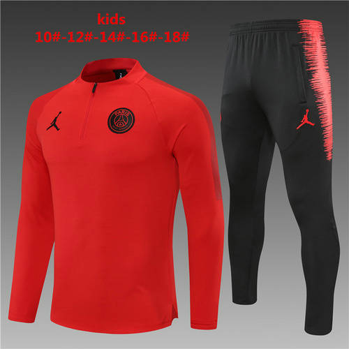 18/19 Paris Kids Retro Long Sleeve Training Suit