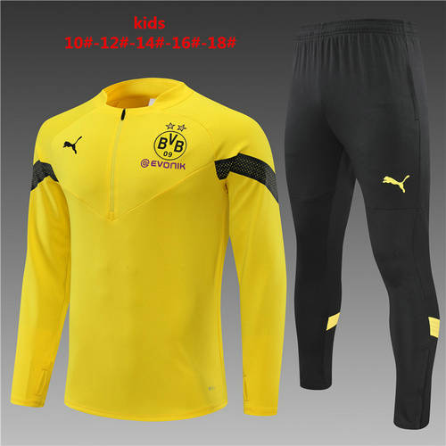 22/23 Dortmund Kids Long Sleeve Training Suit