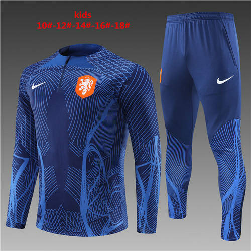 2022 England Kids Player Long Sleeve Training Suit