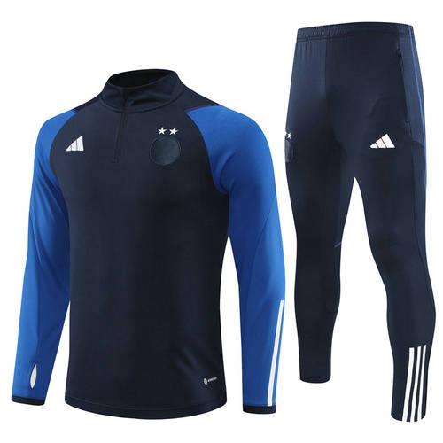 23/24 Algeria Blue Long Sleeve Training Suit