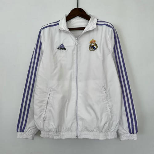 23/24 Real Madrid Double-faced Soccer Windbreaker Jackets