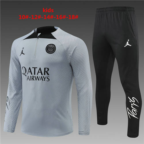 22/23 Paris Kids Player Long Sleeve Training Suit