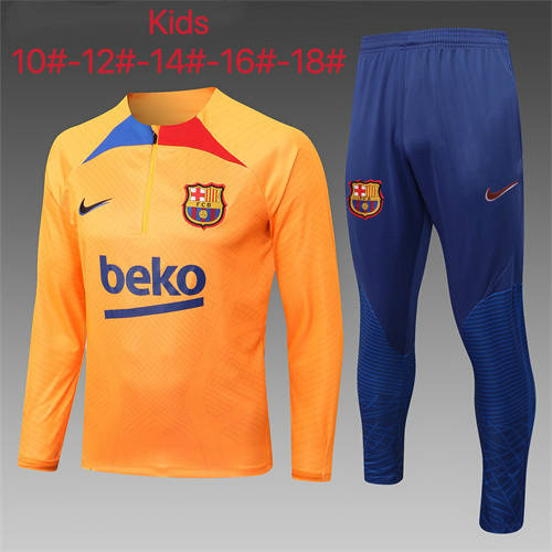 22/23 Messi Griezmann Kids Long Sleeve Training Suit