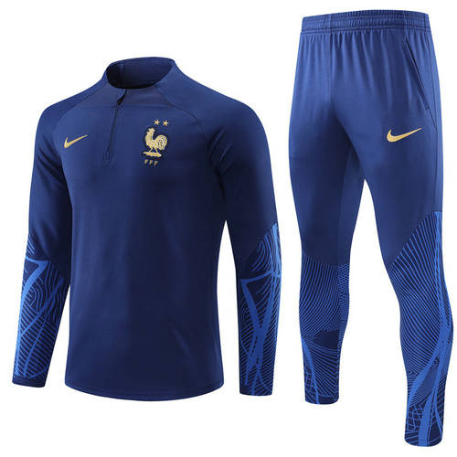 2022 France Long Sleeve Training Suit