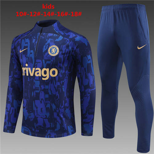 23/24 Chelsea Kids Long Sleeve Training Suit