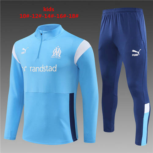 23/24 Marseille Kids Long Sleeve Training Suit