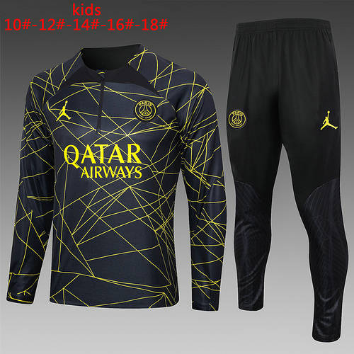 23/24 Paris Kids Long Sleeve Training Suit