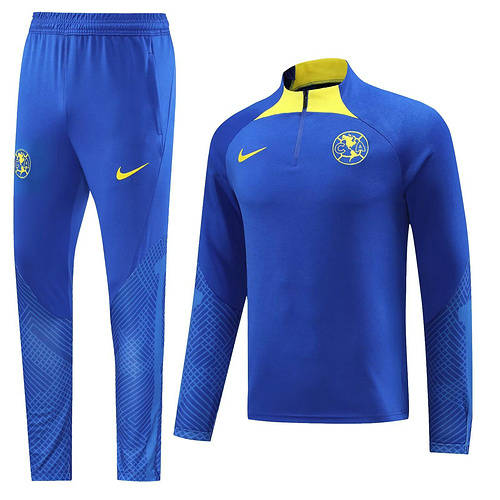 23/24 Club America Blue Long Sleeve Training Suit