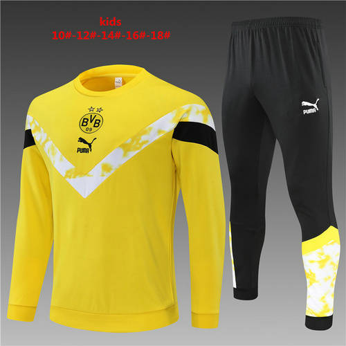 22/23 Dortmund Kids Long Sleeve Training Suit