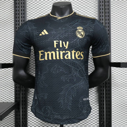 23/24 Real Madrid Balck Dragon Special Player Version Soccer Jerseys