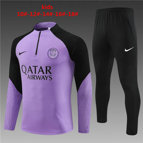 23/24 Paris Kids Long Sleeve Training Suit