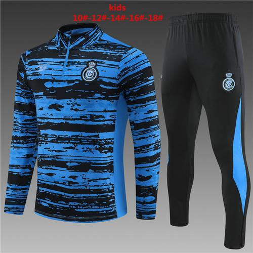 22/23 Al-nassr Kids Long Sleeve Training Suit