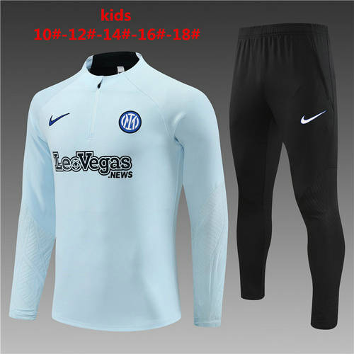 23/24 Inter Milan Kids Long Sleeve Training Suit