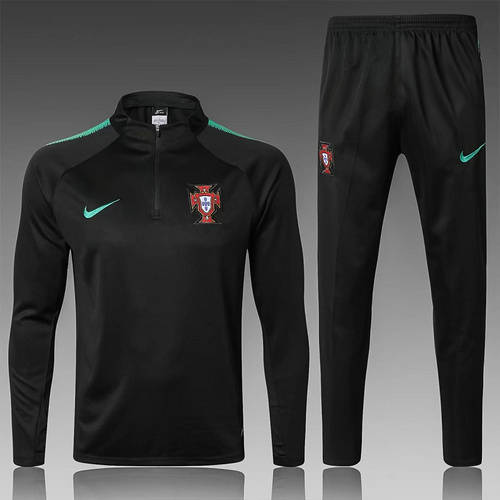 Portugal black half sweater