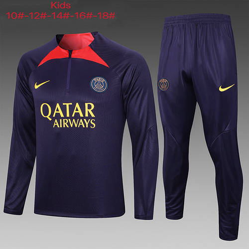 23/24 Paris Kids Long Sleeve Training Suit