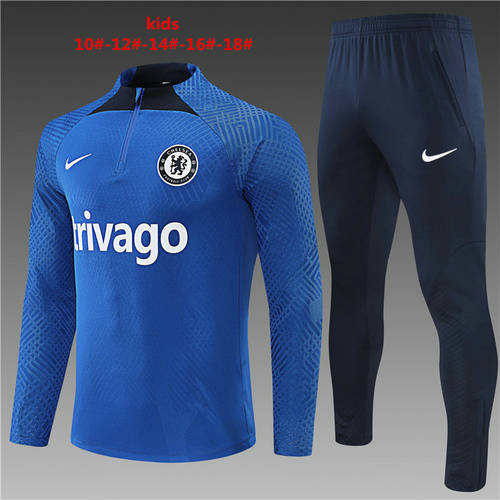 22/23 Chelsea Kids Long Sleeve Training Suit