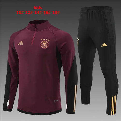 2022 Germany Kids Long Sleeve Training Suit