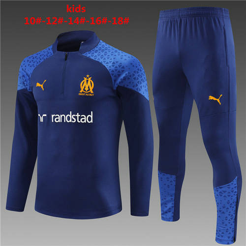 23/24 Marseille Kids Long Sleeve Training Suit