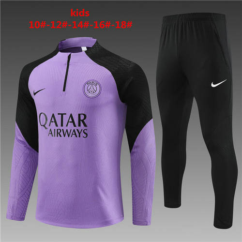 23/24 Paris Kids Player Long Sleeve Training Suit