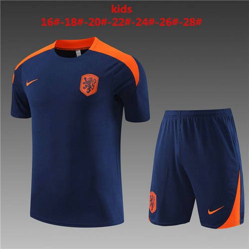 23/24 Netherlands Kids Training Soccer Jerseys