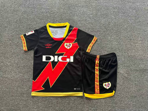 23/24 Rayo Vallecano Away Kids Soccer Jerseys