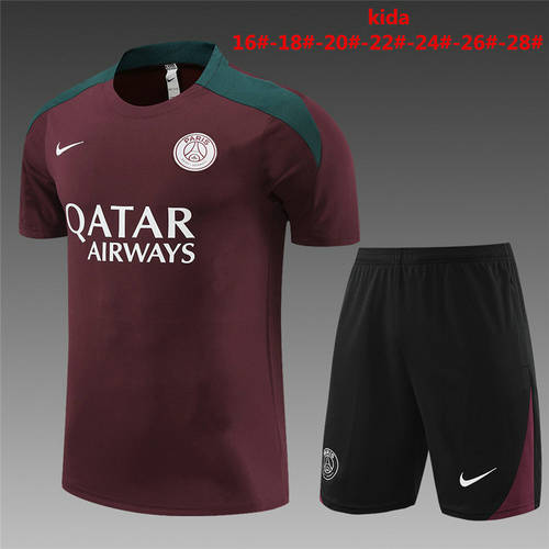 23/24 Paris Kids Training Soccer Jerseys