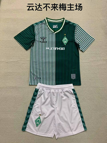 23/24 Werder Bremen Home Kids Soccer Jerseys