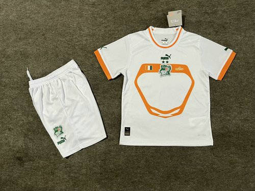 23/24 Ivory Coast Away Kids Soccer Jerseys