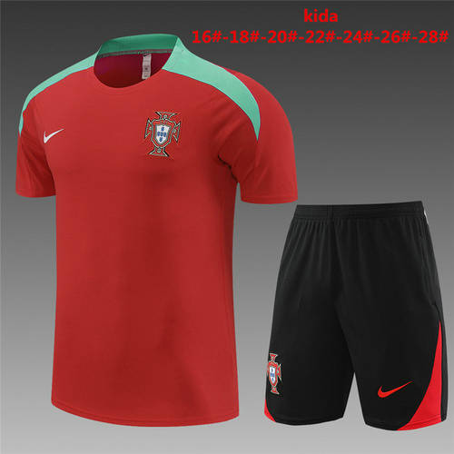 23/24 Portugal Kids Training Soccer Jerseys