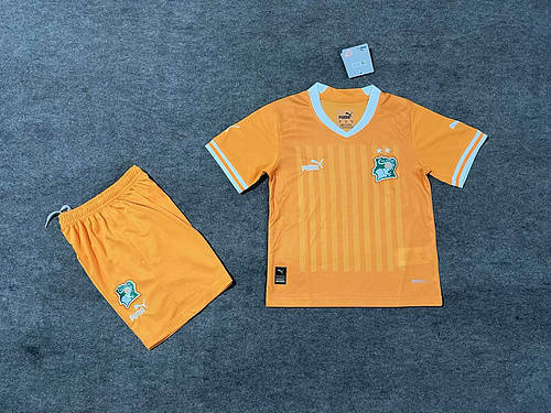 23/24 Ivory Coast Home Kids Soccer Jerseys