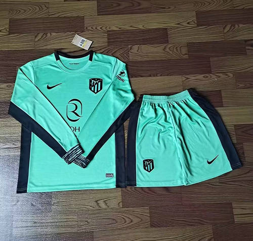 23/24 Atletico Madrid Third Long Sleeve Soccer Jerseys