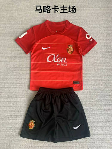 23/24 Mallorca Home Kids Soccer Jerseys