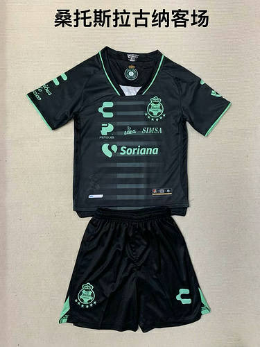 23/24 Santos Laguna Away Kids Soccer Jerseys