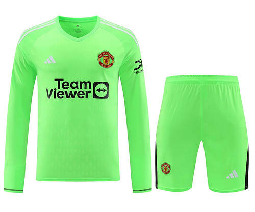 23/24 M-anchester U-nited Goalkeeper Long Sleeve Soccer Jerseys