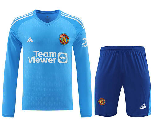 23/24 M-anchester U-nited Goalkeeper Long Sleeve Soccer Jerseys