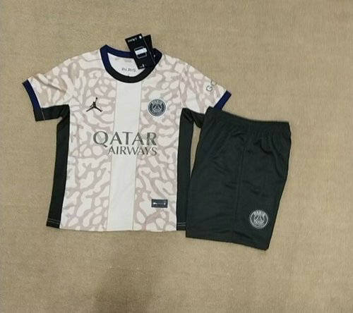 23/24 Paris Fourth Kids Soccer Jerseys