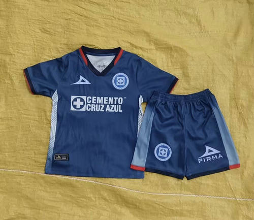 24/25 Cruz Azul Third Kids Soccer Jerseys