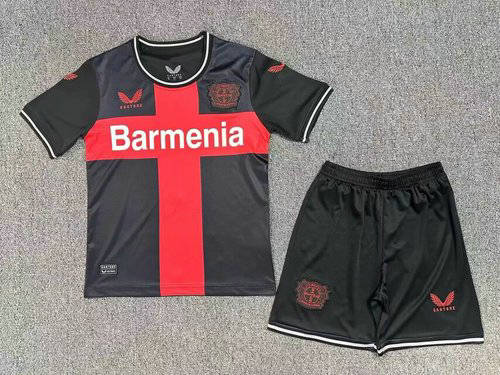 23/24 Leverkusen Home Kids Soccer Jerseys