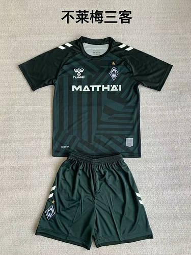 23/24 Werder Bremen Third Kids Soccer Jerseys