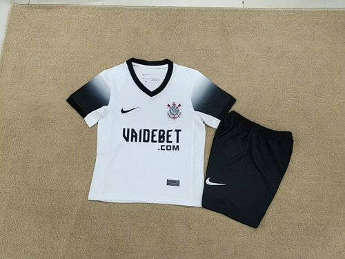 24/25 Corinthians Home Kids Soccer Jerseys