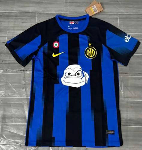 23/24 Inter Milan Home Ninja Turtles Soccer Jerseys