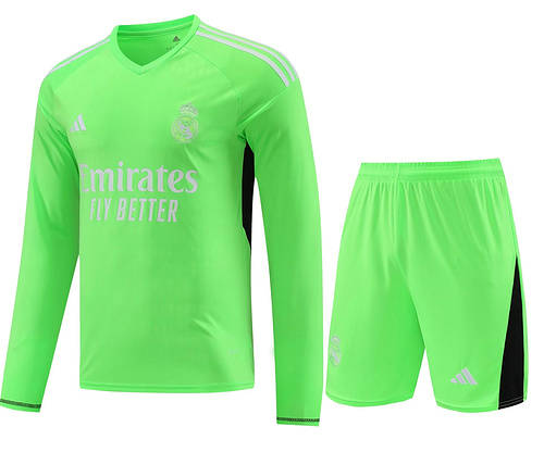 23/24 Real Madrid Goalkeeper Long Sleeve Soccer Jerseys