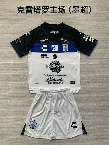 23/24 Queretaro Home Kids Soccer Jerseys