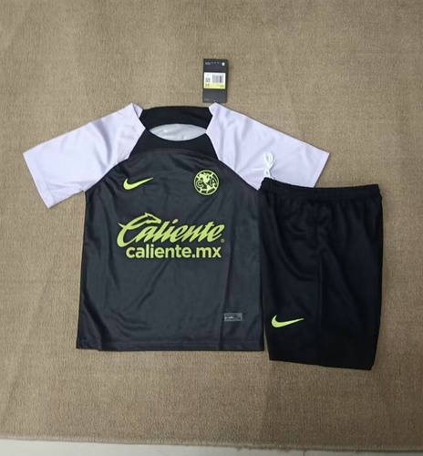 23/24 Club America Training Kids Soccer Jerseys