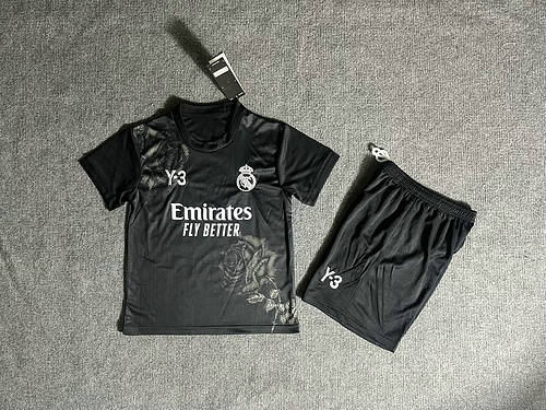 24/25 Real Madrid Y3 Kids Soccer Jerseys