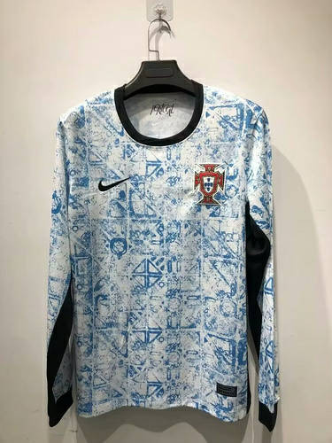 24/25 Portugal Away Long Sleeve Soccer Jerseys