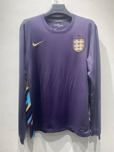 2024 England Away Long Sleeve Soccer Jerseys