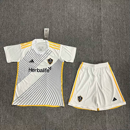 24/25 La Galaxy Home Kids Soccer Jerseys