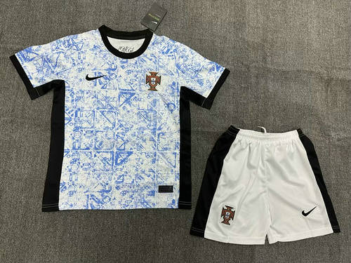 2024 Portugal Away Kids Soccer Jerseys