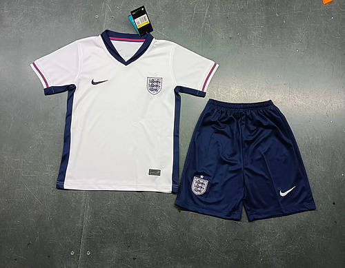 24/25 England Home Kids Soccer Jerseys